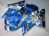 Carénage ABS injecté Suzuki GSXR600 GSXR750 2004-2005 - Rizla+ - Bleu - MFS4851